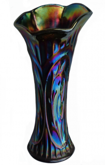 Dugan Circle Scroll Oxblood Vase